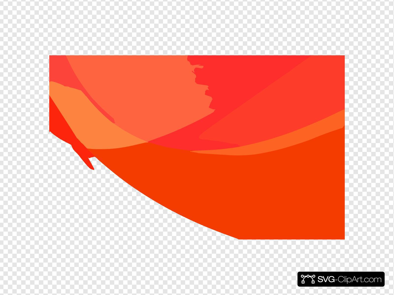 Red An Orange Gradient Abstract Wallpaper Svg Clipart - Graphic Design , HD Wallpaper & Backgrounds
