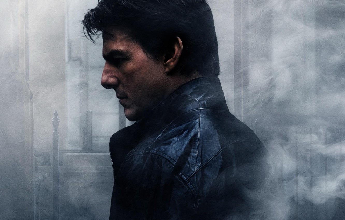 Photo Wallpaper Fog, Look, Shadow, Tom Cruise, Tom - 1080p Tom Cruise Hd , HD Wallpaper & Backgrounds