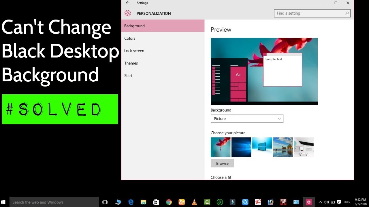 Can T Change Wallpaper Windows 10 , HD Wallpaper & Backgrounds