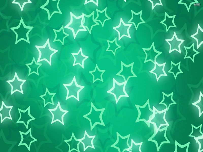 Wallpaper De Estrellas - Fondo De Pantalla Verde Estrellas , HD Wallpaper & Backgrounds