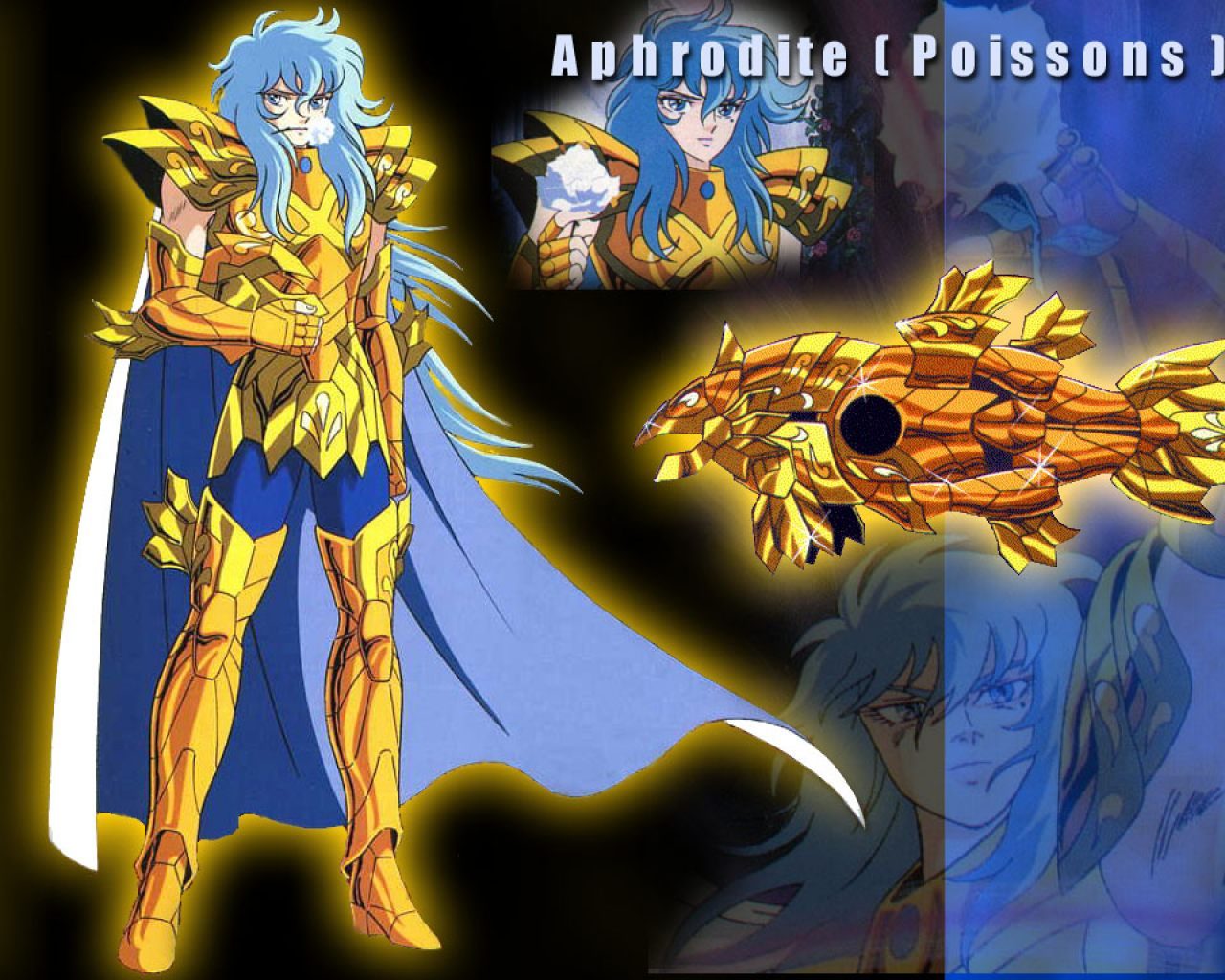 Caballero Afrodita De Piscis - Aphrodite Chevalier Du Zodiaque , HD Wallpaper & Backgrounds