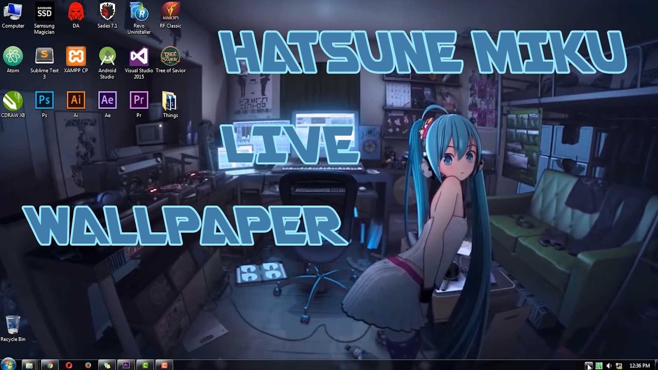 Hatsune Miku Live Wallpaper-35n376g - Hatsune Miku Wallpaper Live , HD Wallpaper & Backgrounds