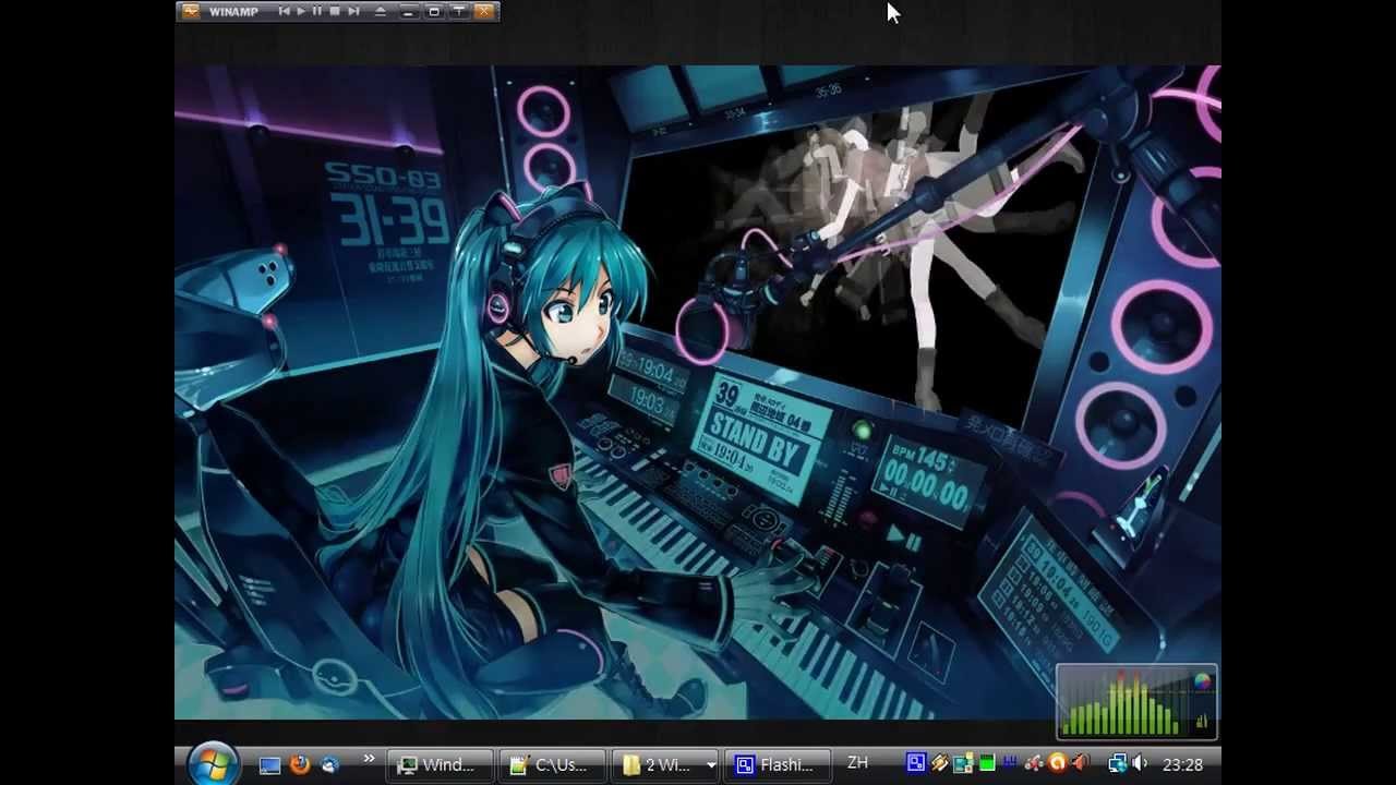 Hatsune Miku Live Wallpaper - Anime Girl Pilot , HD Wallpaper & Backgrounds