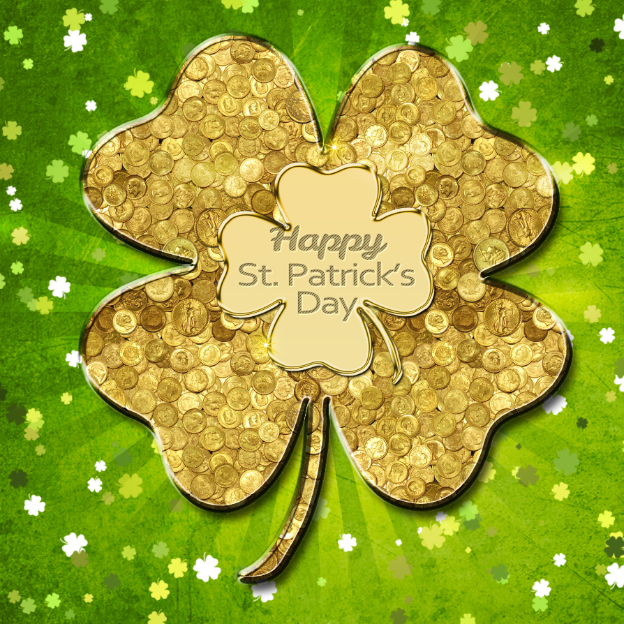 Saint Patricks Day Wallpaper Photoshop Tutorial - Glitter Saint Patrick Day Backgrounds , HD Wallpaper & Backgrounds