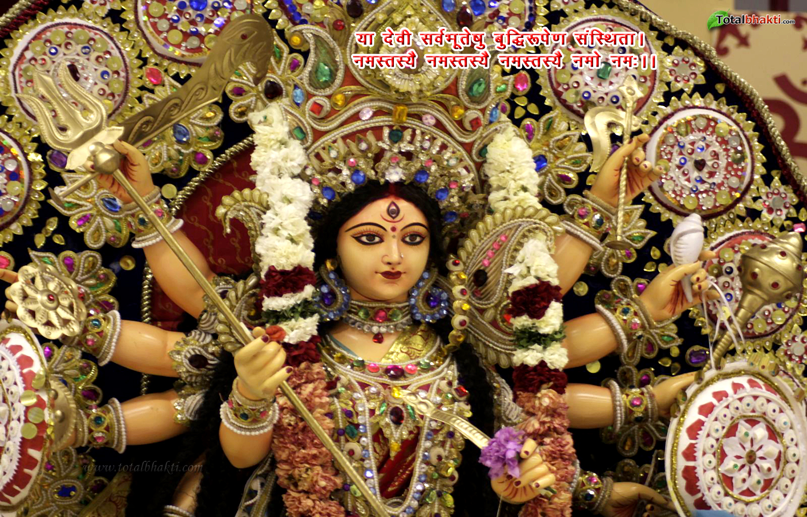 Navratri Mata Ji Wallpaper Download , HD Wallpaper & Backgrounds