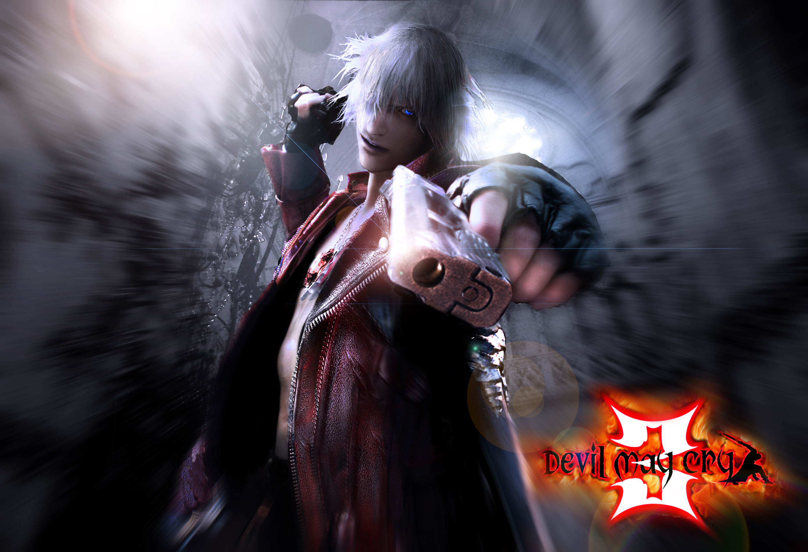 Devil May Cry Dmc Dante Art Dark Pov Weapons Gun Weapon - Devil May Cry Art , HD Wallpaper & Backgrounds