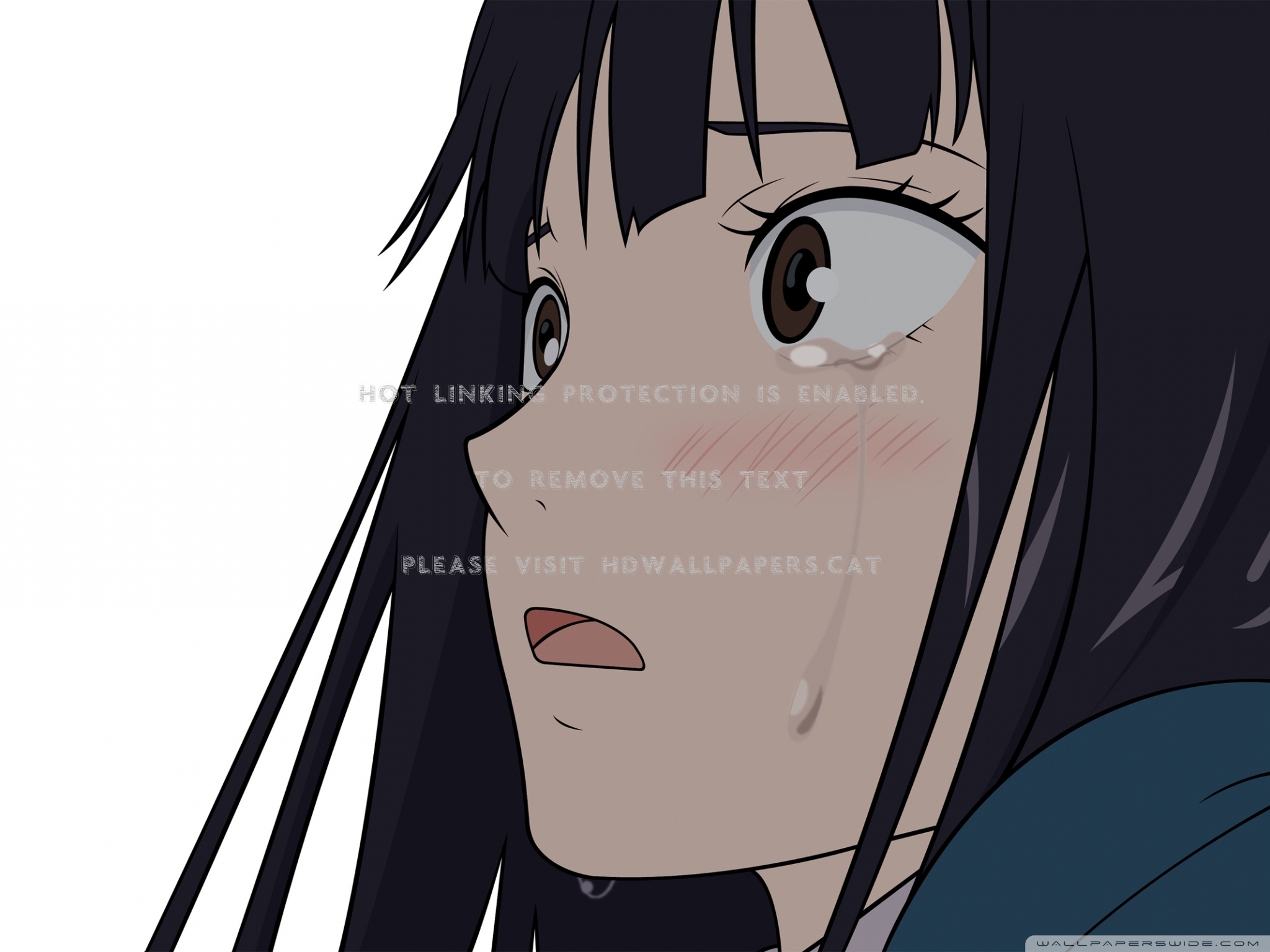 Girl Crying Tears Face Anime - Kimi Ni Todoke , HD Wallpaper & Backgrounds