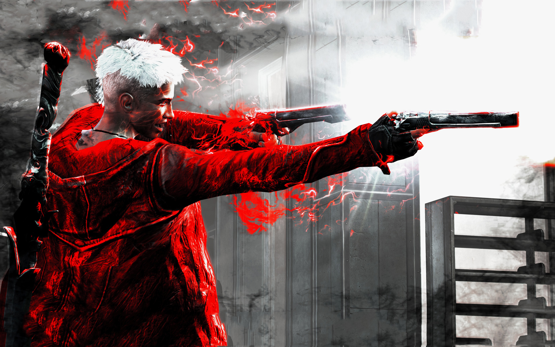 Dmc Devil May Cry Hd Wallpaper 1 2 - Full Hd Devil May Cry , HD Wallpaper & Backgrounds