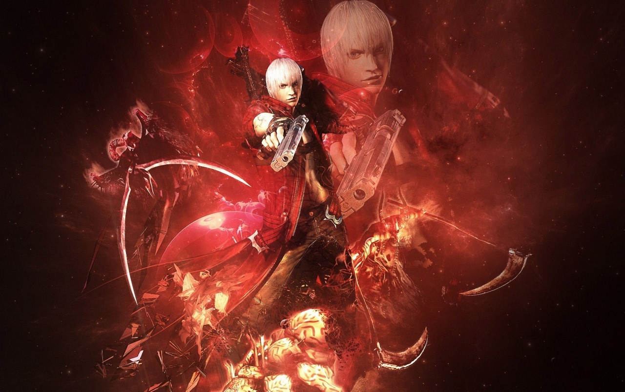 Devil May Cry Red Wallpapers - Devil May Cry Facebook Cover , HD Wallpaper & Backgrounds