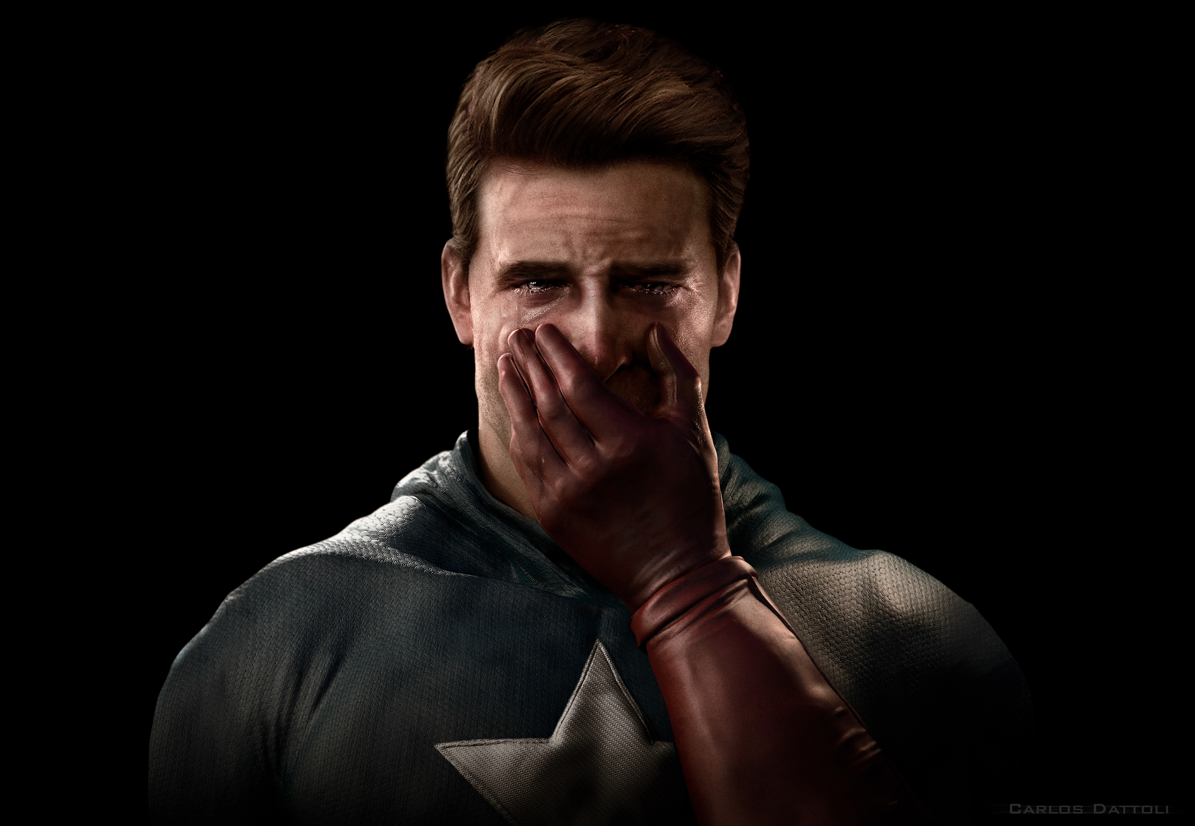 Captain America Crying , HD Wallpaper & Backgrounds