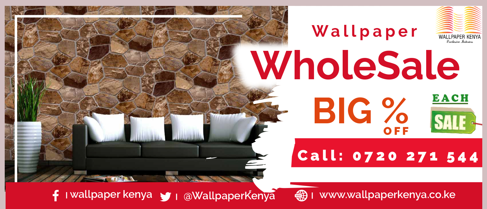 Wallpaper Wholesale - Wall Paper Kenya Sizes , HD Wallpaper & Backgrounds