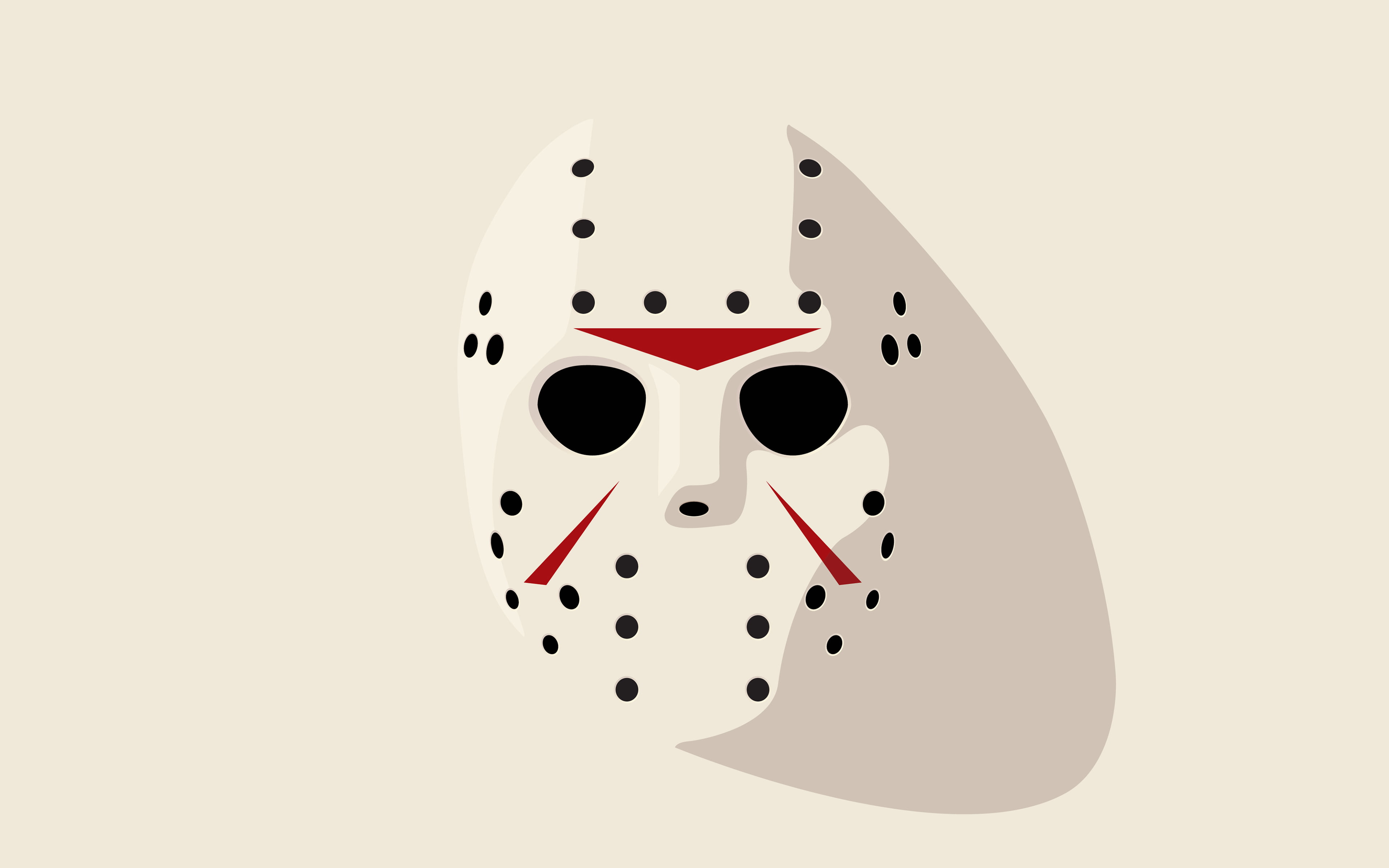 Jason Voorhees Mask Drawing Easy , HD Wallpaper & Backgrounds