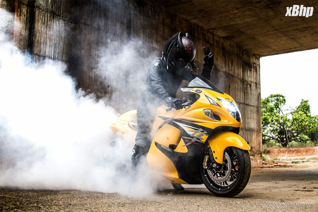 Motorcycle Motorbike Bike Custom Tuning Suzuki Hayabusa - Yellow Hayabusa , HD Wallpaper & Backgrounds