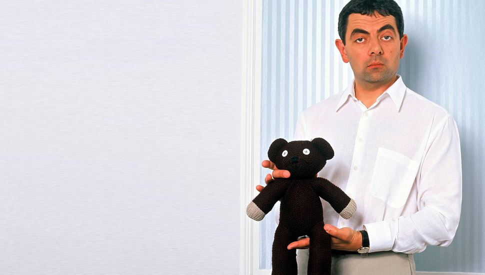Rowan Atkinson, Mr Bean, Teddy Bear, Teddy Desktop - Try Try But Dont Cry , HD Wallpaper & Backgrounds