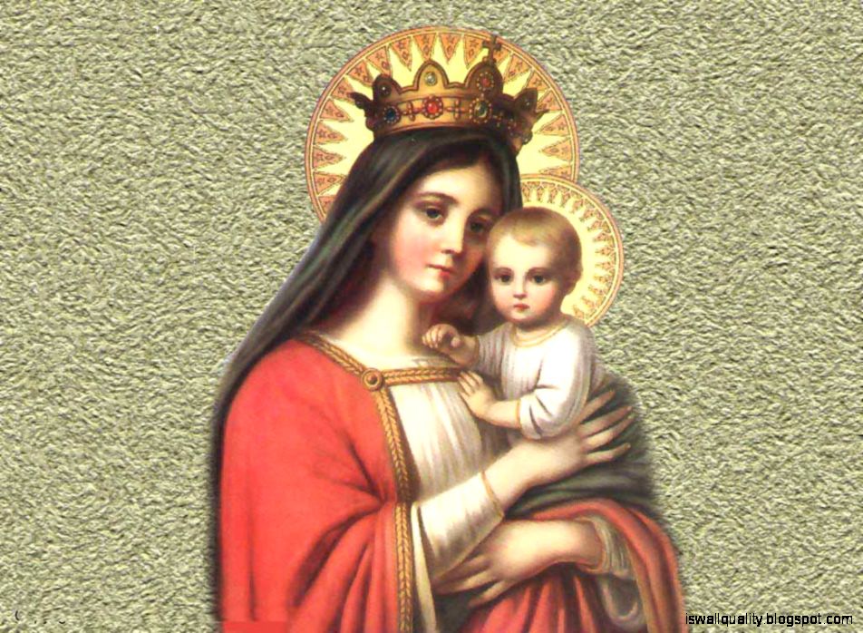Mother Mary Wallpapers - Yessu , HD Wallpaper & Backgrounds