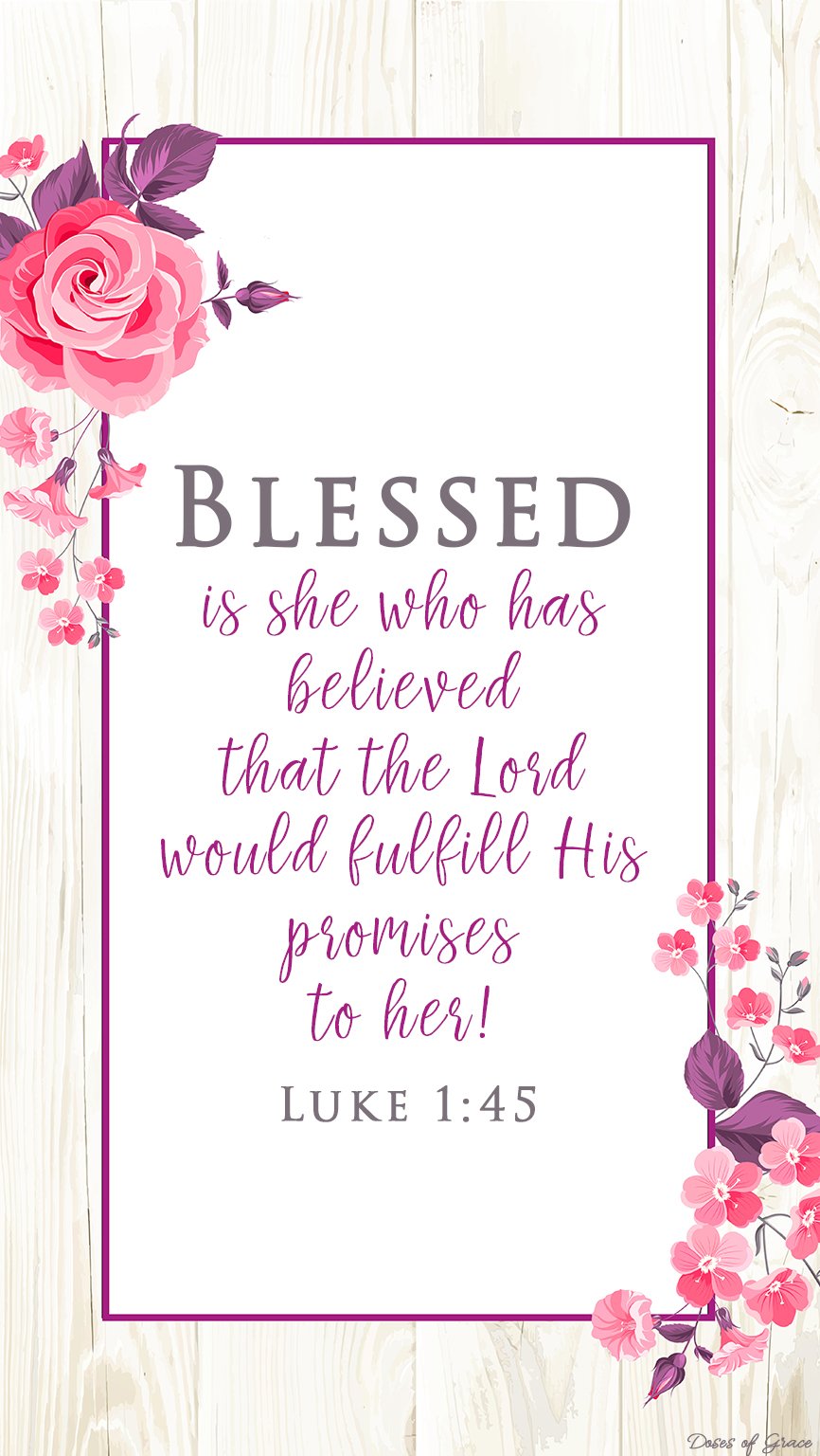 Blessed Is She Who Has Believed Screensavers , HD Wallpaper & Backgrounds