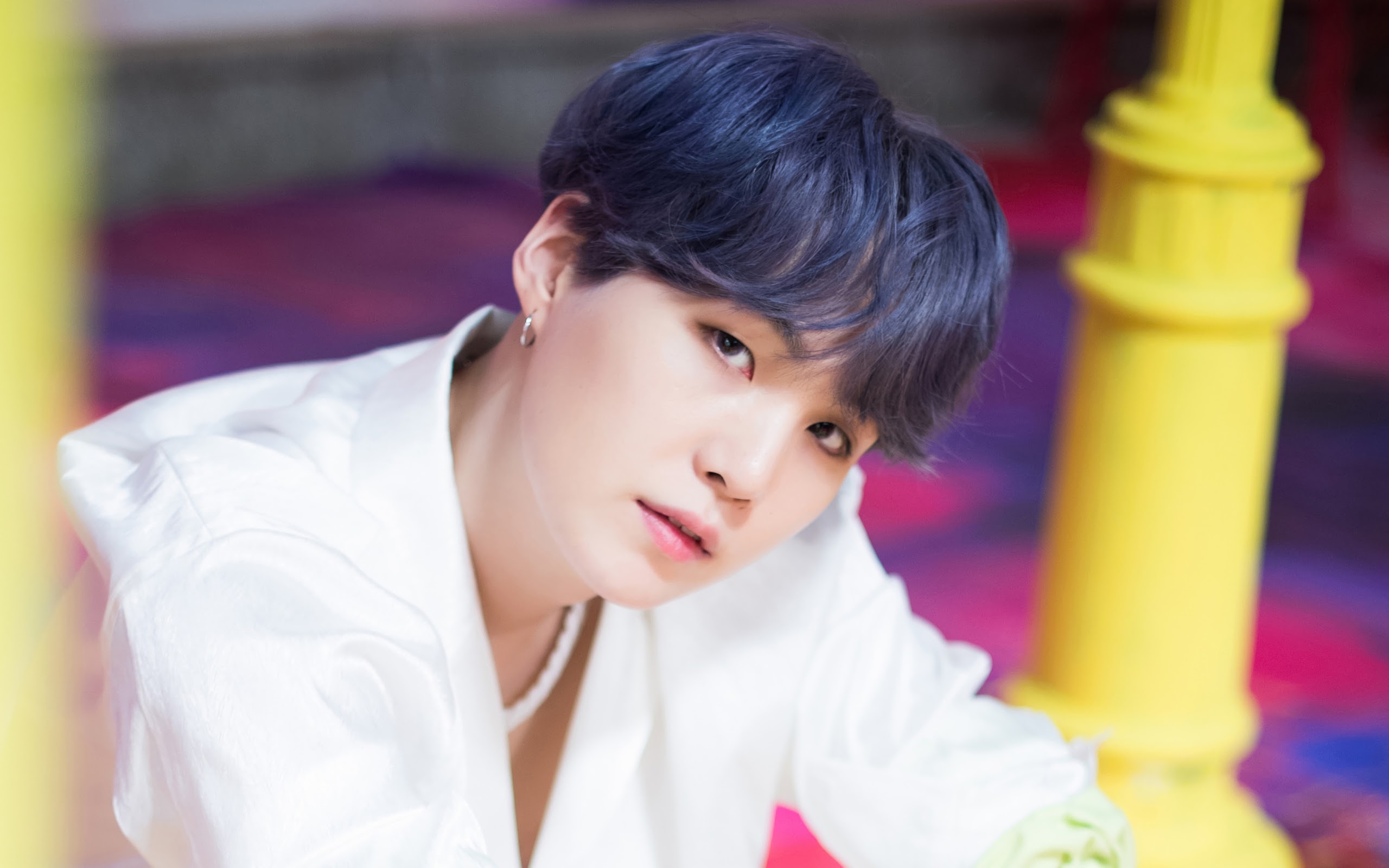 Suga, Bts, Boy With Luv, 4k, - Suga Boy With Luv Photoshoot , HD Wallpaper & Backgrounds