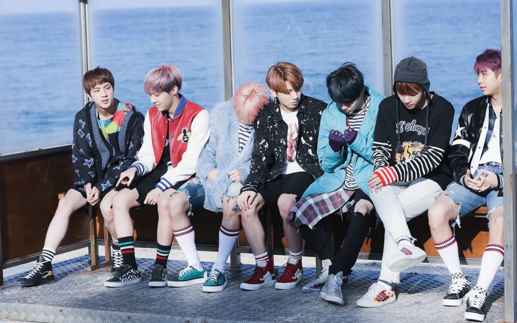 Bts Laptop Wallpapers Top Bts Laptop Backgrounds - Bts Spring Day Group , HD Wallpaper & Backgrounds