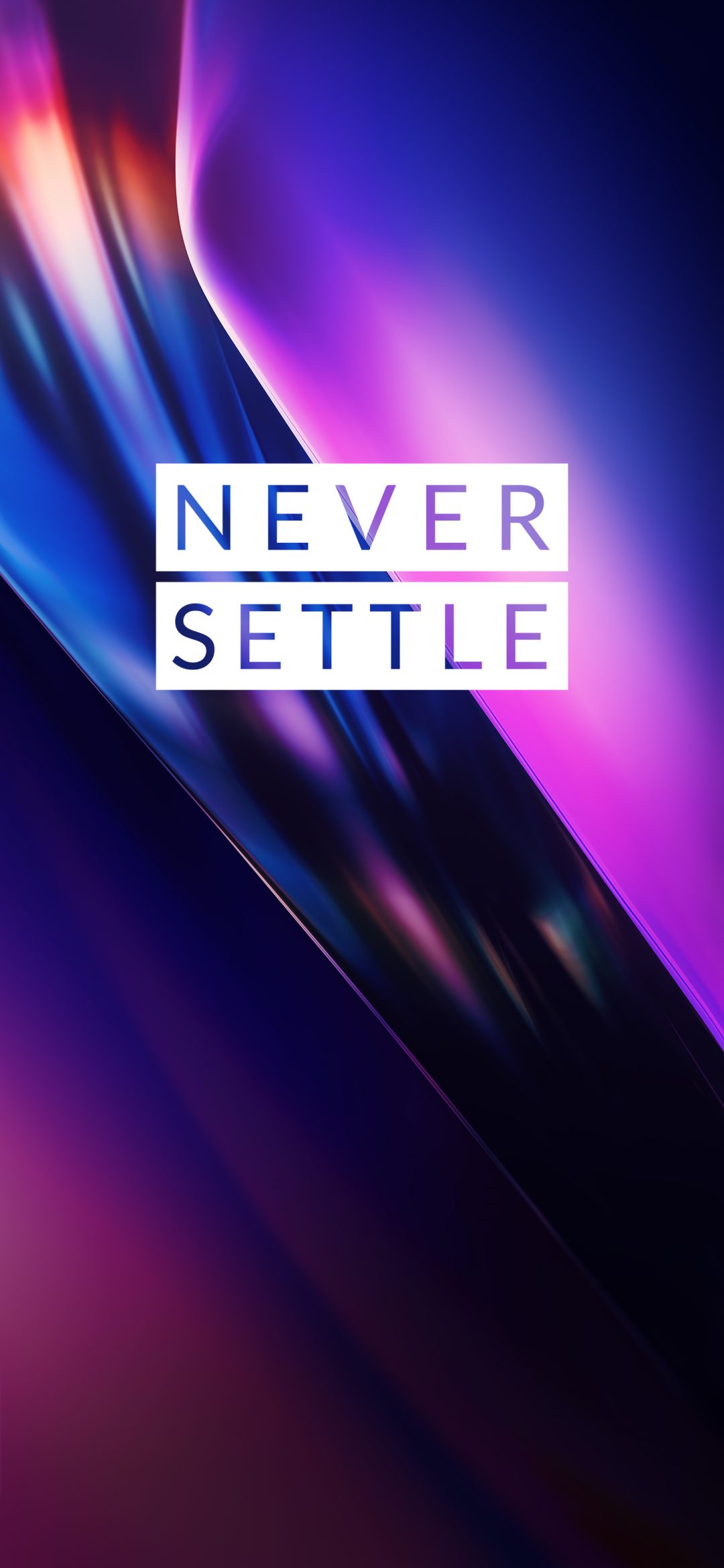 Never Settle Wallpaper Blue - Oneplus Wallpaper Never Settle , HD Wallpaper & Backgrounds