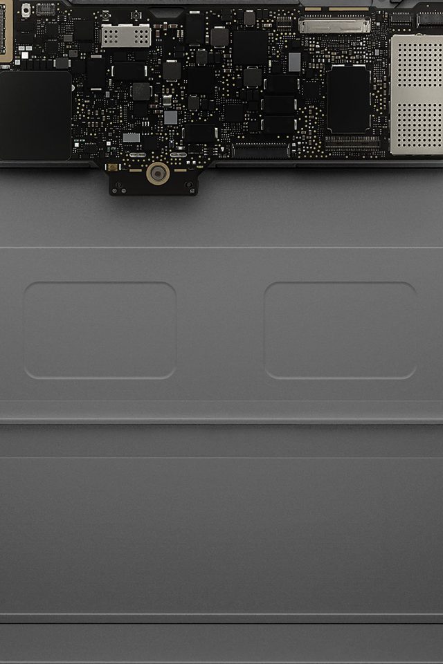 Inside Apple Mackbook Slate Gray Art Iphone Wallpaper - Electronics , HD Wallpaper & Backgrounds