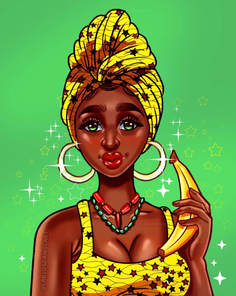 Art Black Girl , HD Wallpaper & Backgrounds