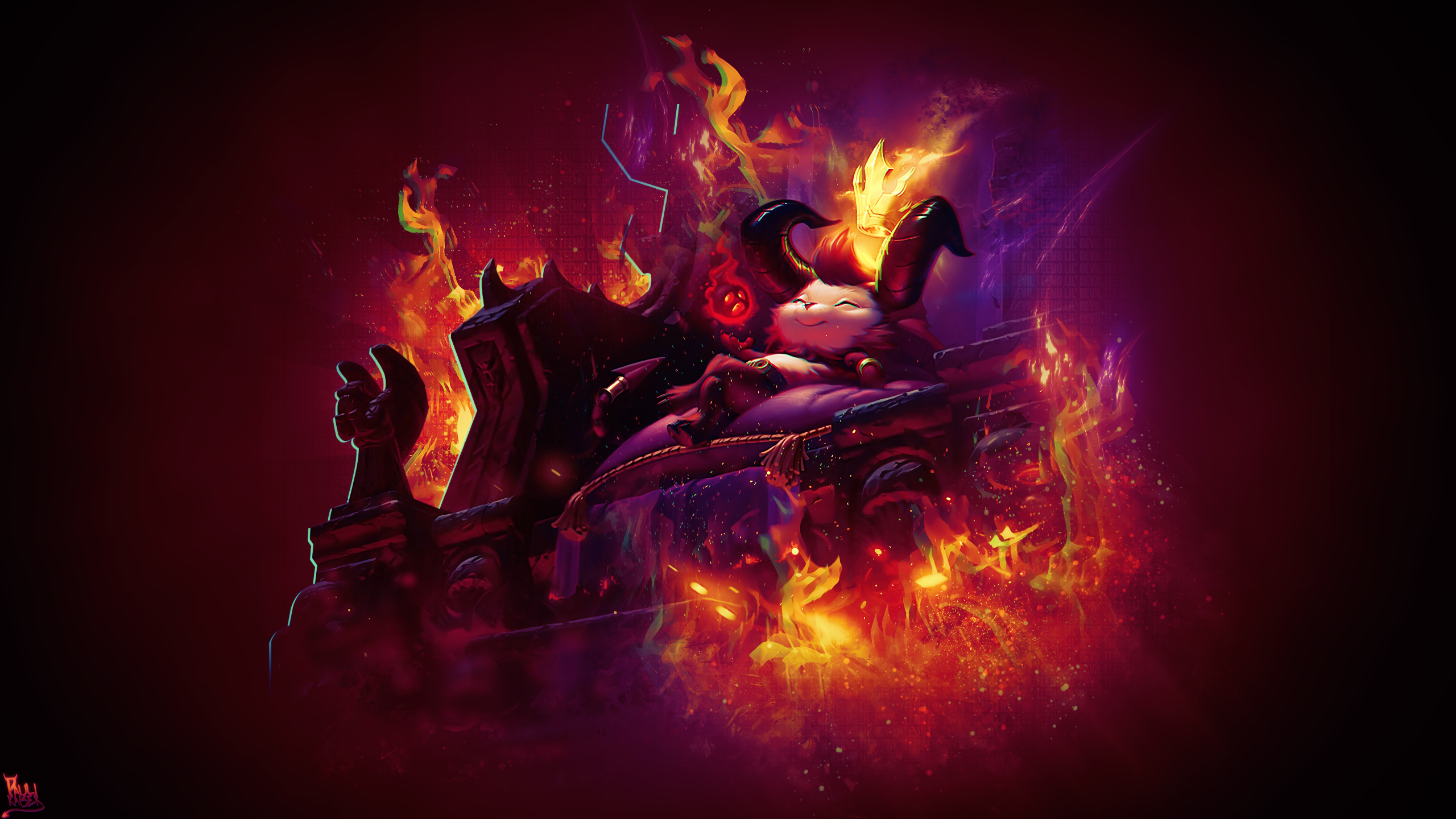 League Of Legends Little Devil Teemo , HD Wallpaper & Backgrounds