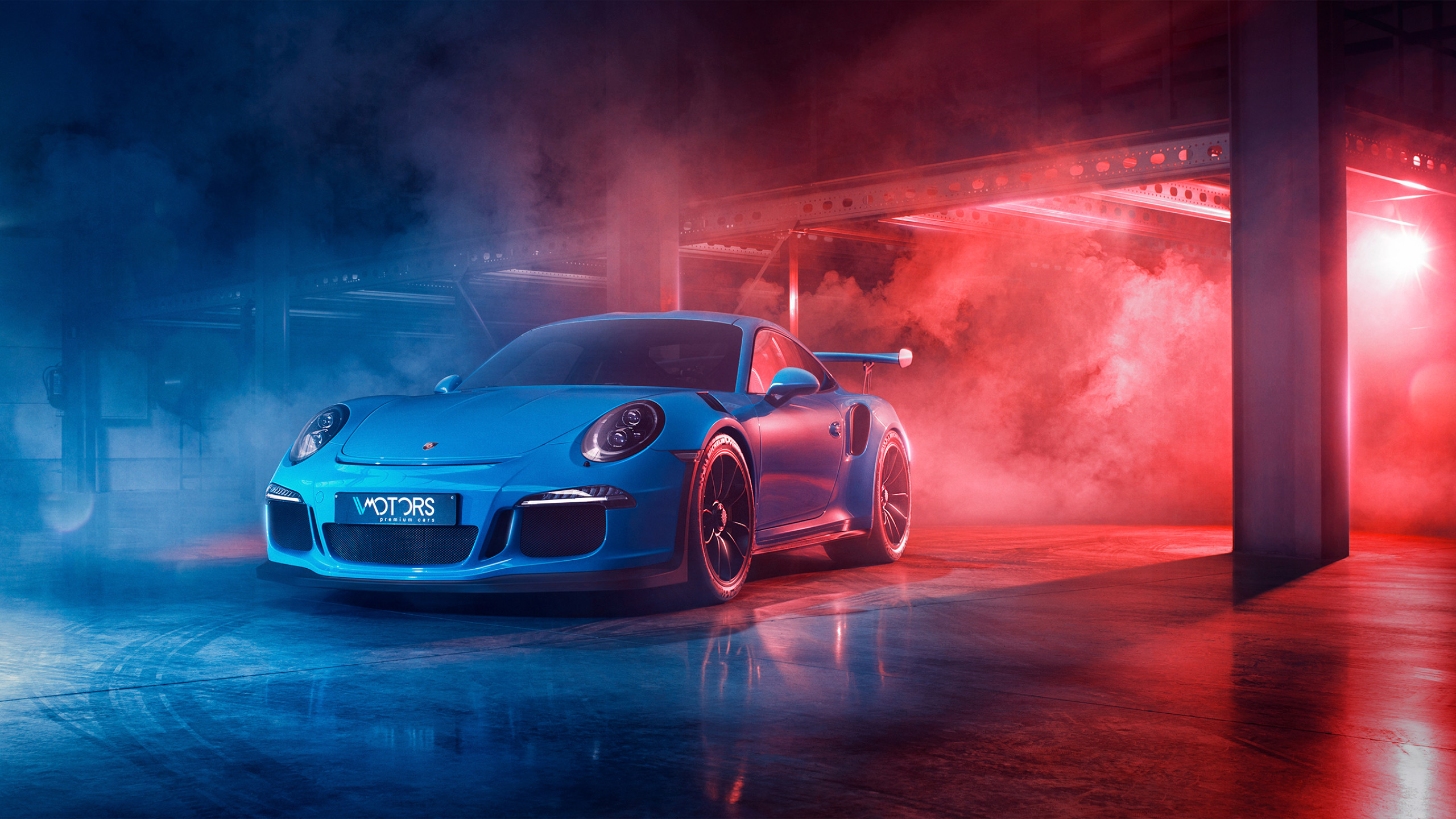 Blue Porsche Gt3 Rs , HD Wallpaper & Backgrounds