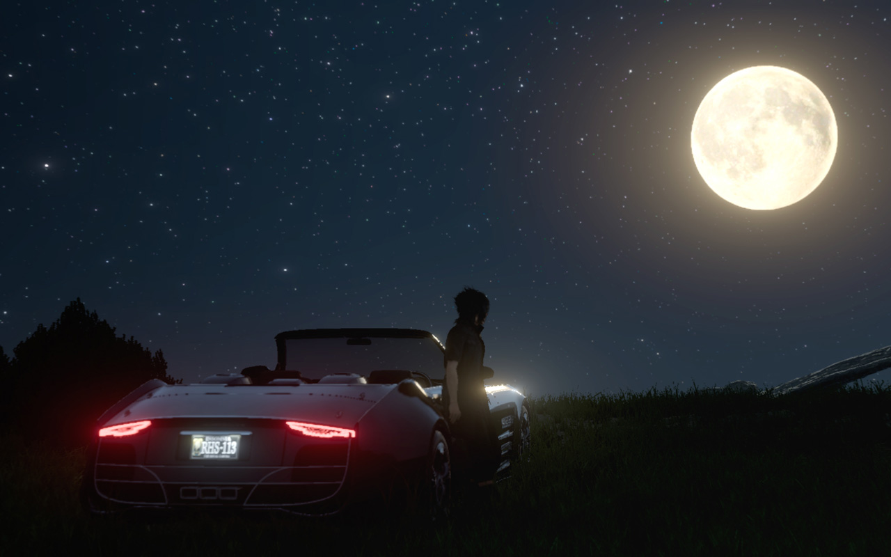 Final Fantasy Xv Wallpaper In - Final Fantasy Xv Night Time , HD Wallpaper & Backgrounds