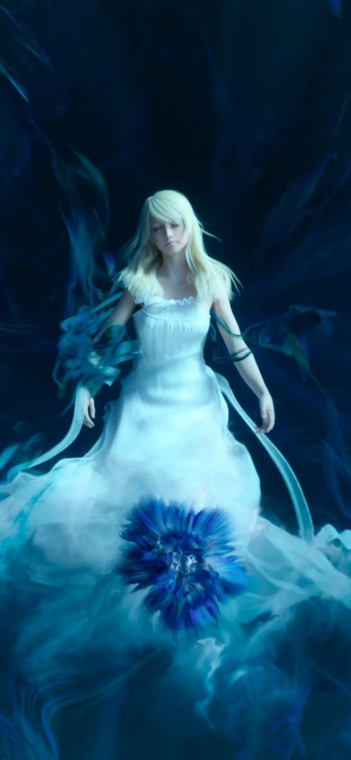 Final Fantasy Xv, Luna, White Dress - Final Fantasy 15 Wallpaper Luna , HD Wallpaper & Backgrounds