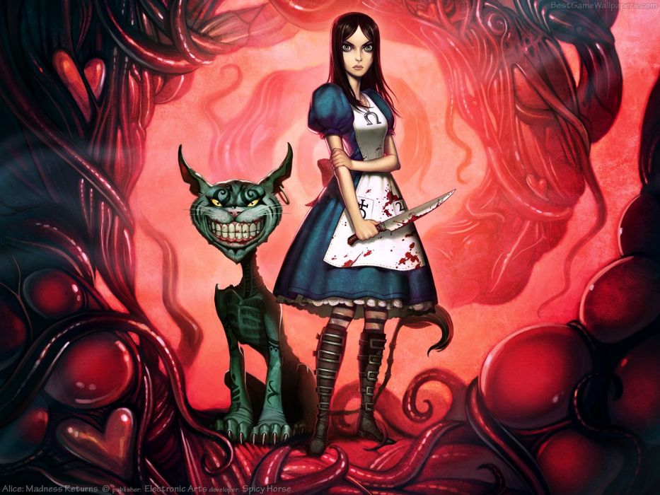Alice In Wonderland Alice - Madness Alice In Wonderland , HD Wallpaper & Backgrounds