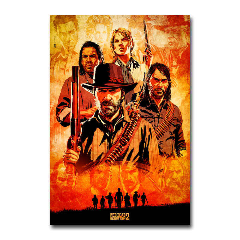 Artwork Red Dead Redemption 2 , HD Wallpaper & Backgrounds
