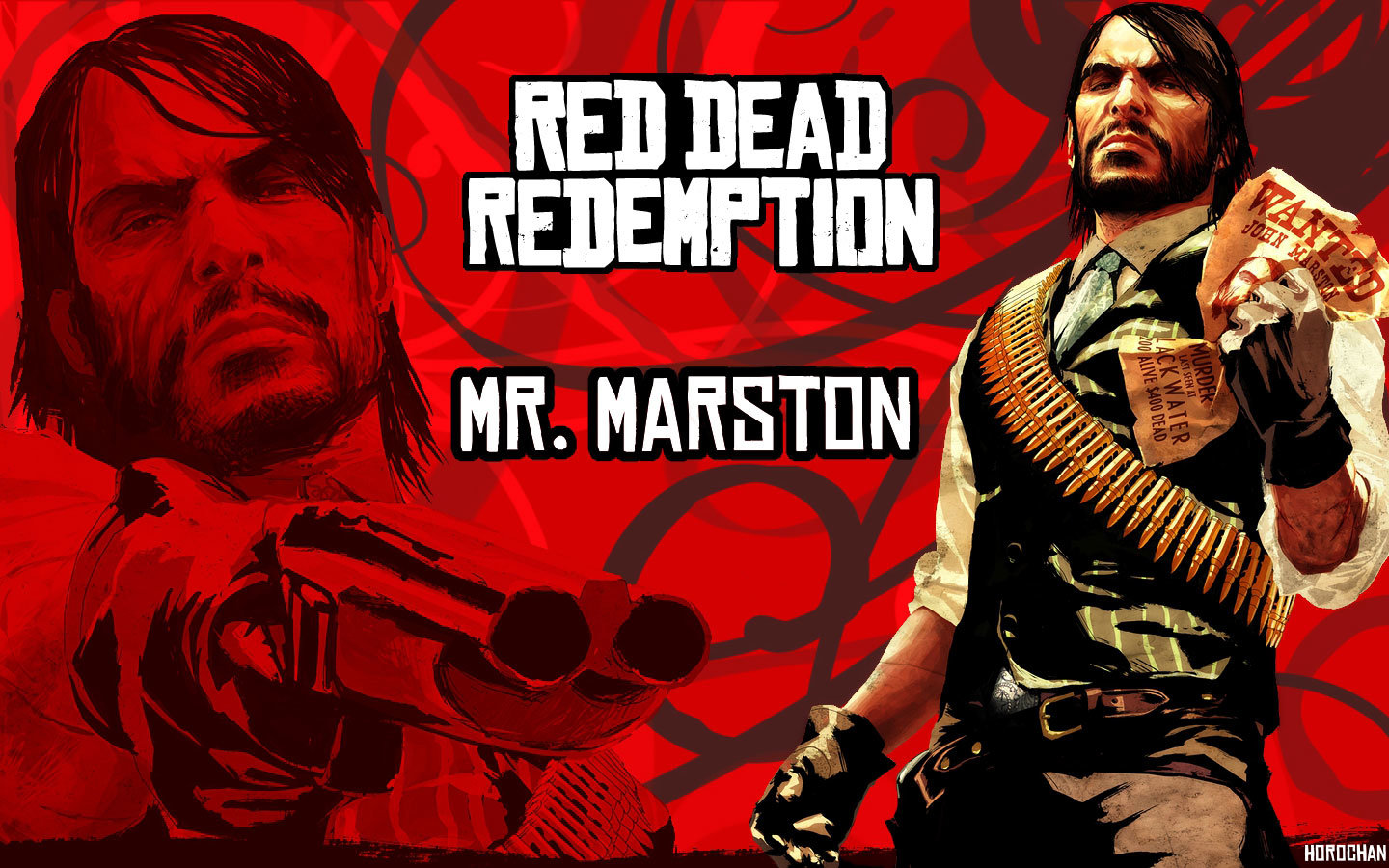 Free Download Red Dead Redemption Wallpaper Id - Red Dead Redemption John Marston Art , HD Wallpaper & Backgrounds