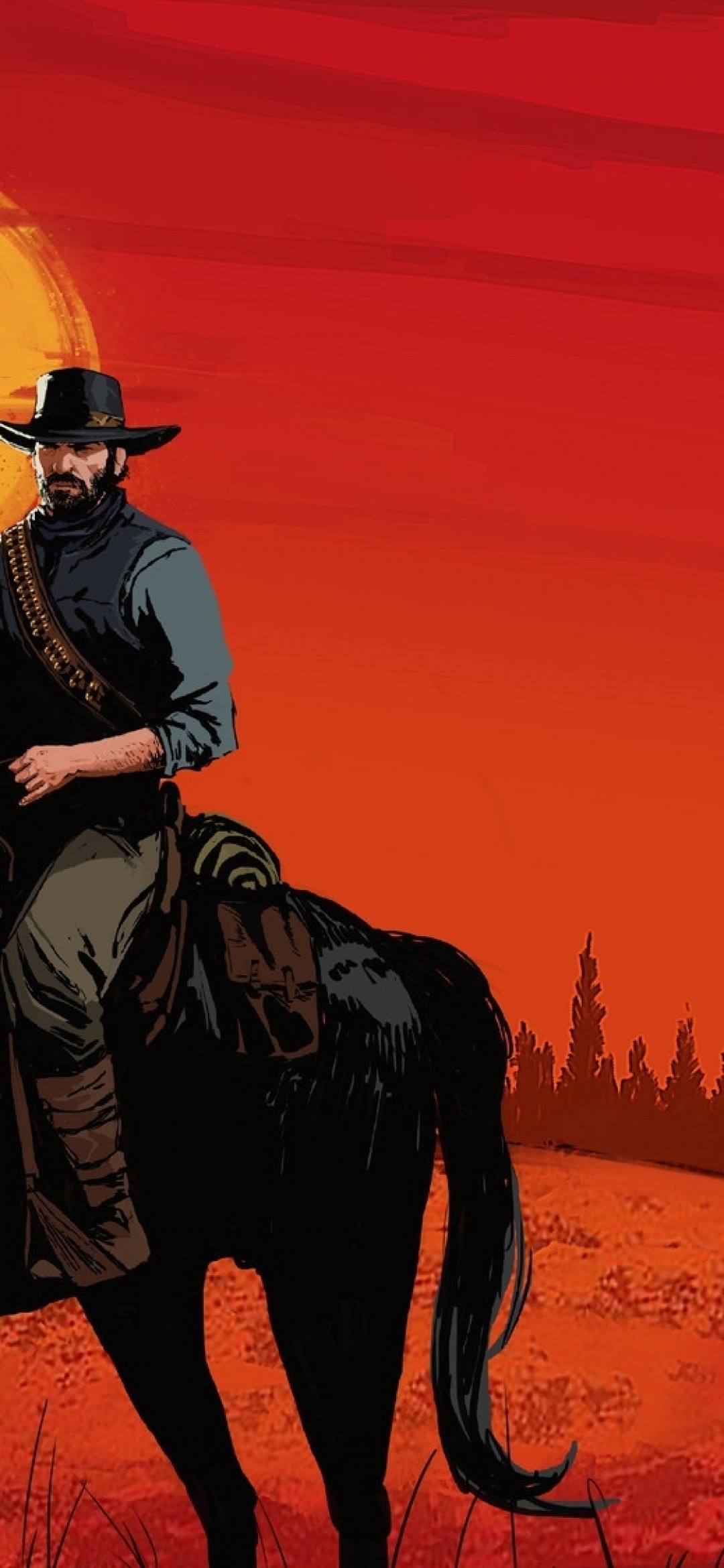 Red Dead Redemption 2, Artwork, Horses, Rdr2 - Red Dead Redemption 2 Arthur Morgan Fanart , HD Wallpaper & Backgrounds