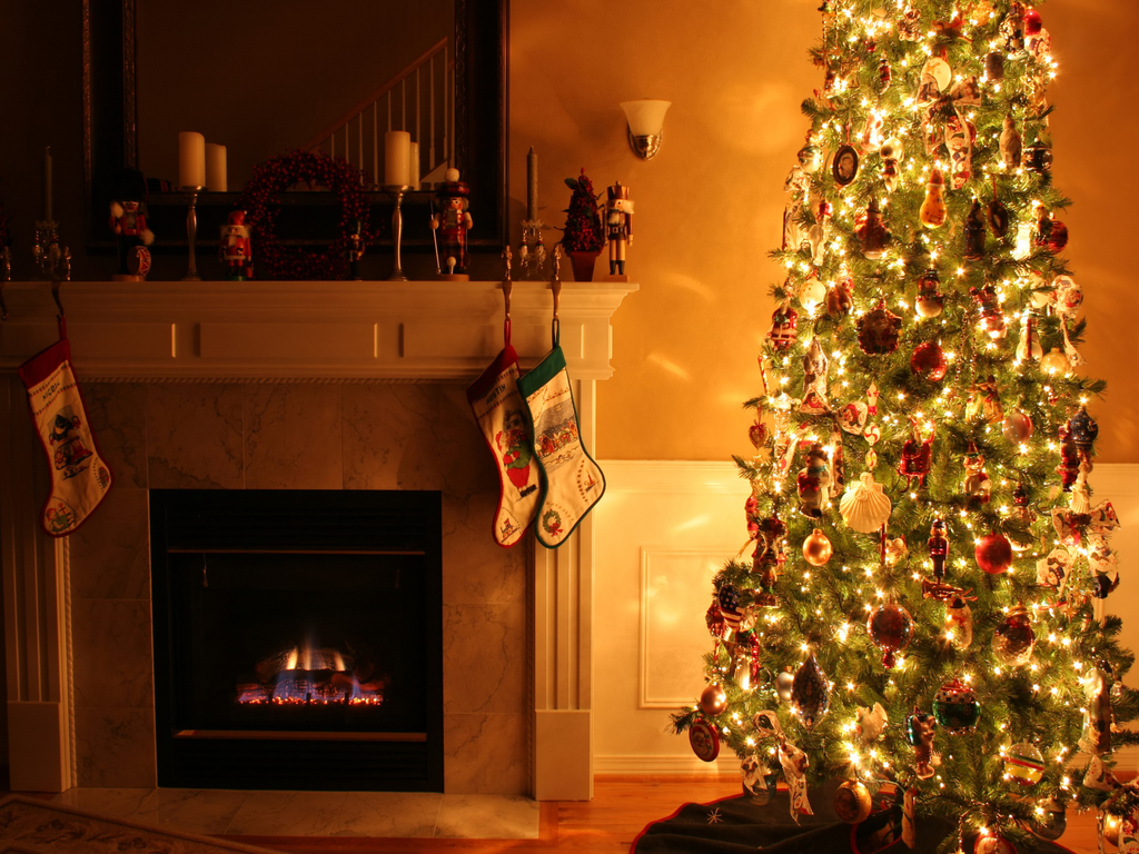 Natal Wallpaper - Beautiful Christmas Tree Room , HD Wallpaper & Backgrounds