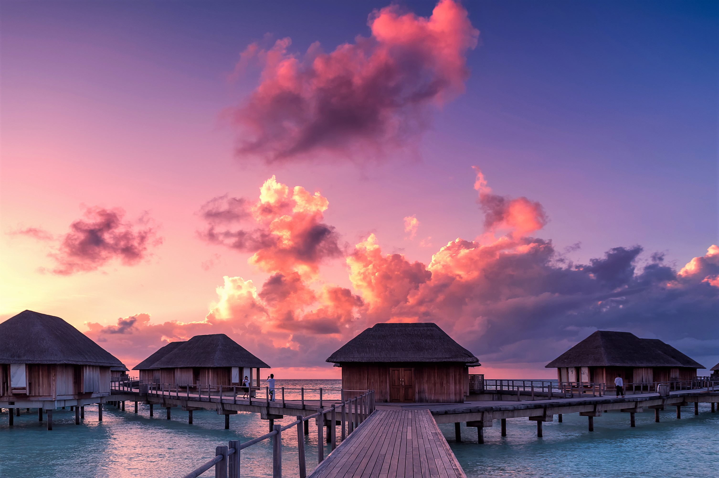 Sunset Maldives , HD Wallpaper & Backgrounds
