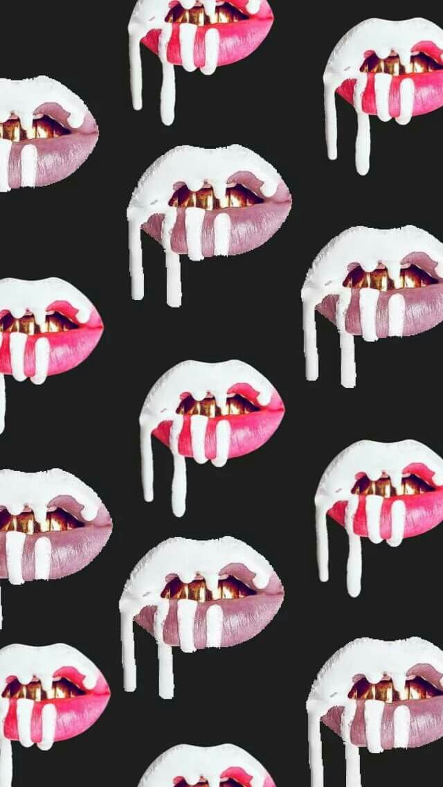 Kylie Jenner Dripping Lips , HD Wallpaper & Backgrounds