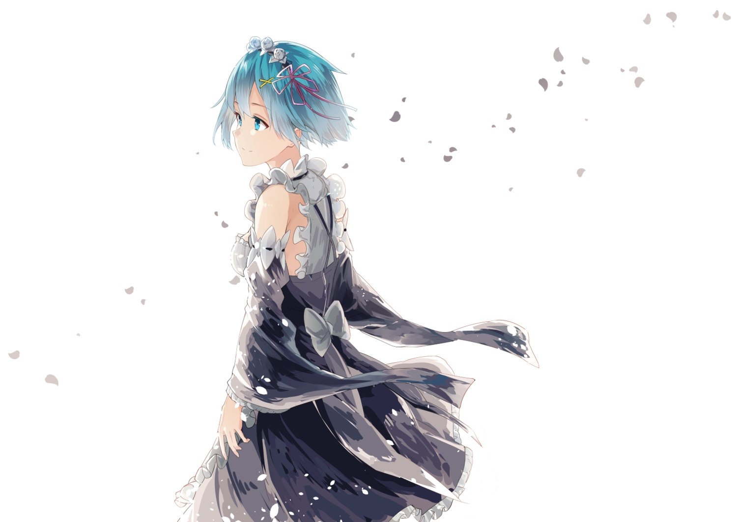 Aliasing Dawndusk Rem Re - Art Rem , HD Wallpaper & Backgrounds