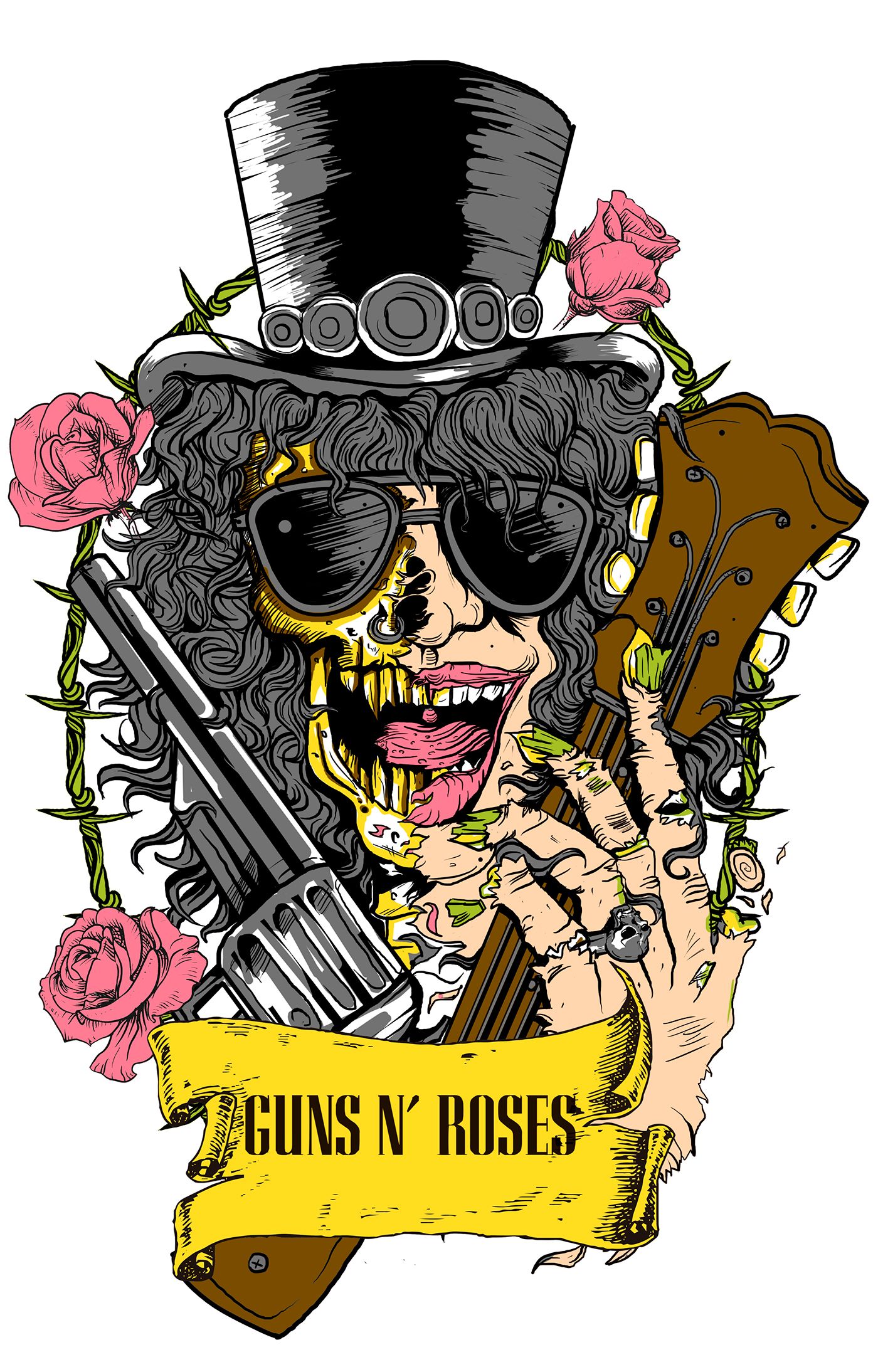 Guns And Roses Wallpaper - Guns N' Roses , HD Wallpaper & Backgrounds