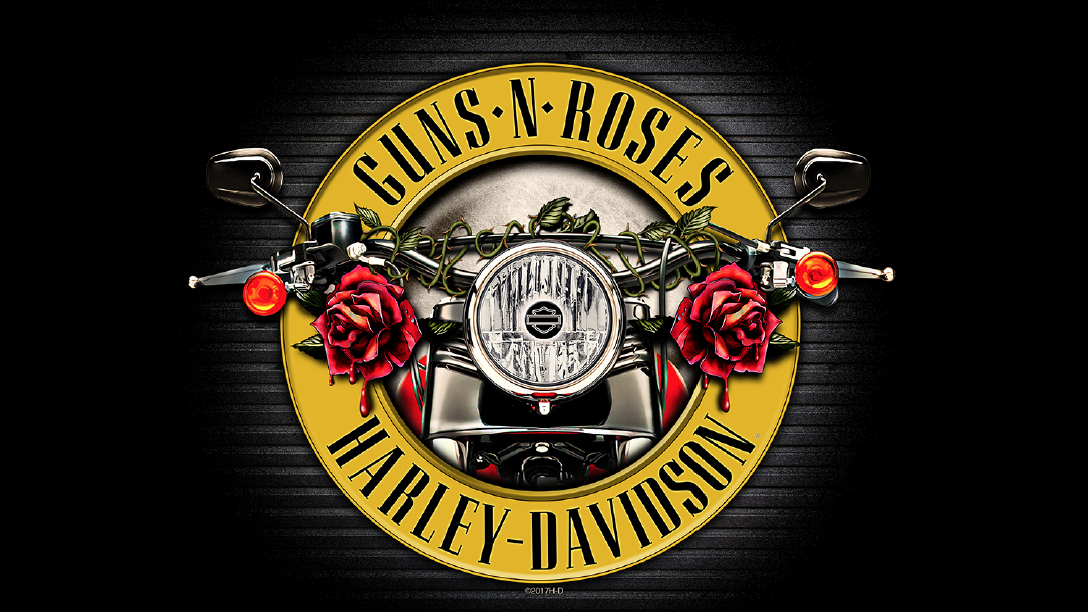 Guns N Roses Harley Davidson , HD Wallpaper & Backgrounds