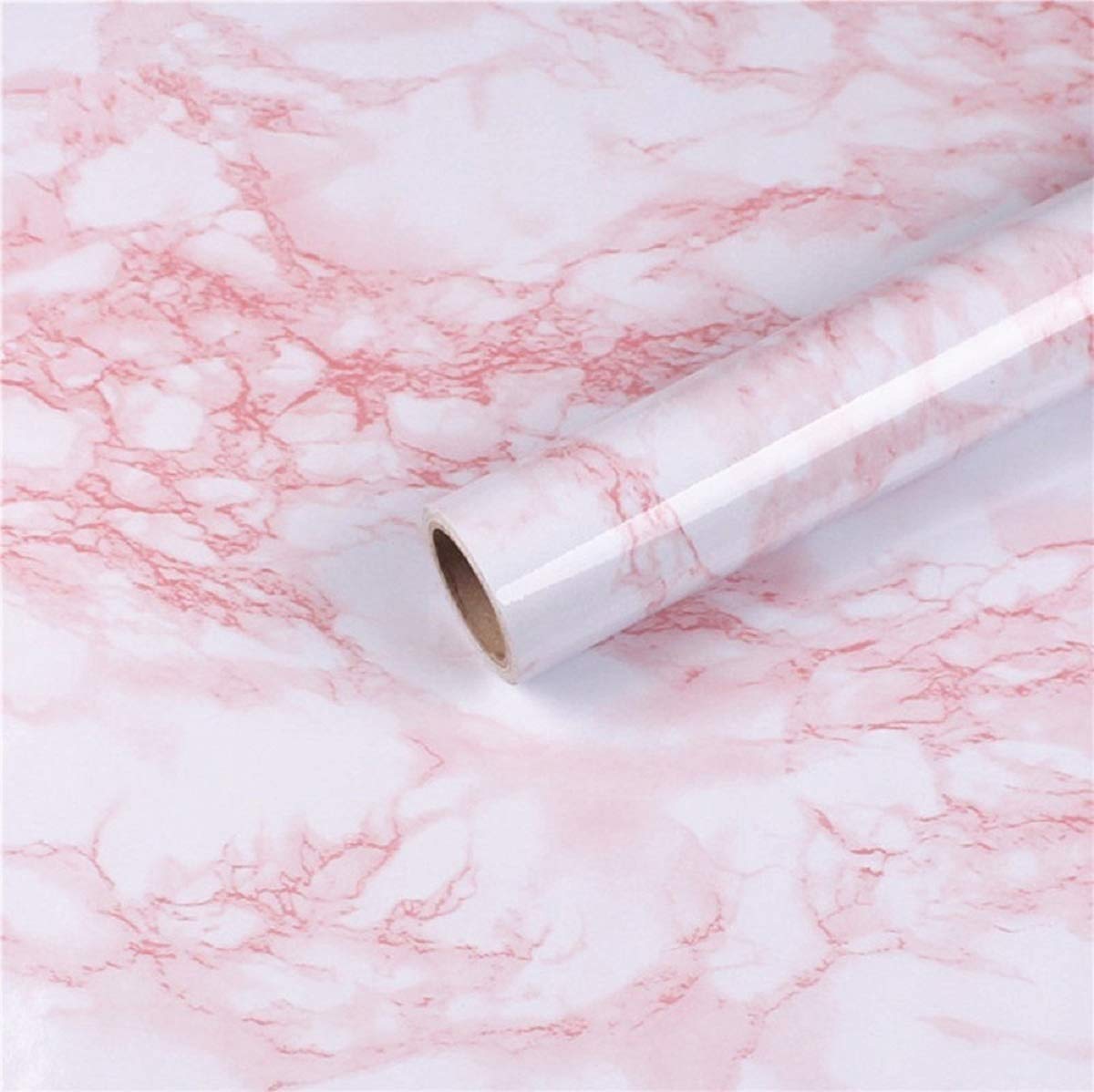 118in Pink Marble Wallpaper Peel And Stick Wallpaper - Pink Marble With Decoration , HD Wallpaper & Backgrounds