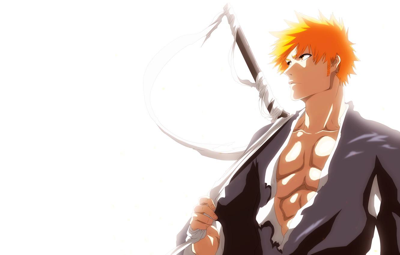 Photo Wallpaper Guy, Bleach, Bleach, Ichigo Kurosaki - Ichigo Kurosaki , HD Wallpaper & Backgrounds