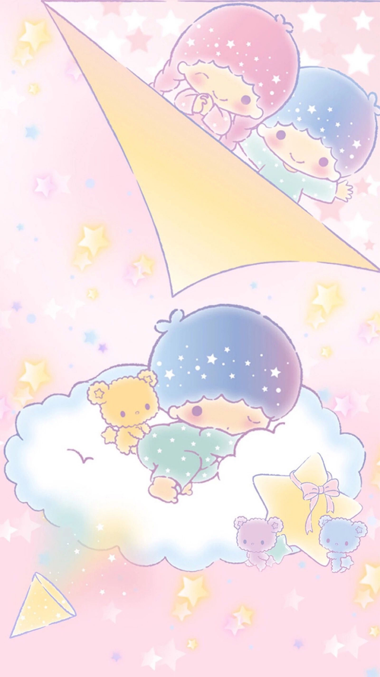 Cute Little Twin Stars , HD Wallpaper & Backgrounds