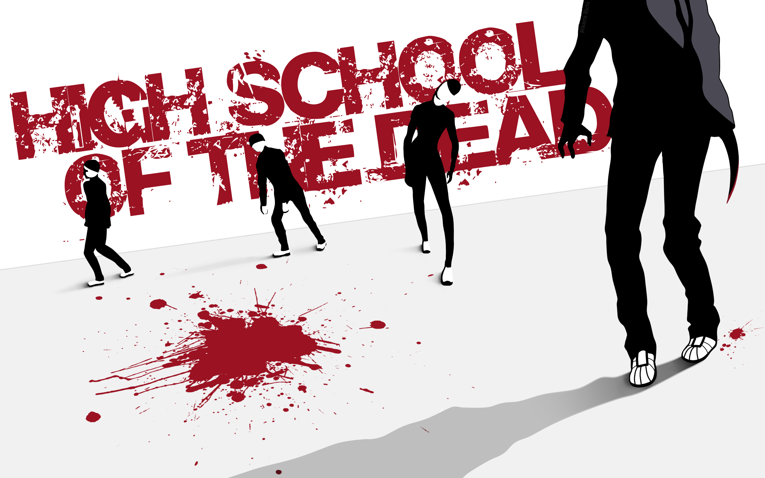 High School Of The Dead Wallpaper - Highschool Of The Dead Wallpaper Logo , HD Wallpaper & Backgrounds