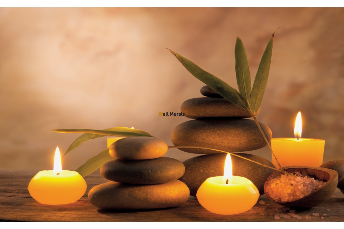 Spa Wall Mural - Spa Candles , HD Wallpaper & Backgrounds