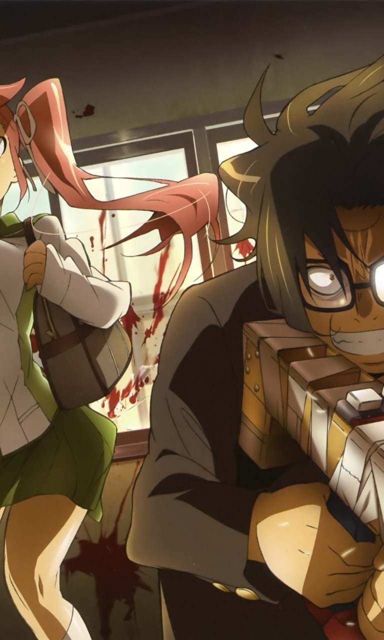 Highschool Of The Dead Kouta Hirano Takagi Saya Highschool Of The Dead Hd Wallpaper Backgrounds Download