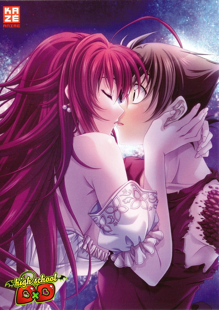 High School Dxd Rias Gremory And Isei Hyoudou Wallpaper, - Rias Gremory Y Issei , HD Wallpaper & Backgrounds