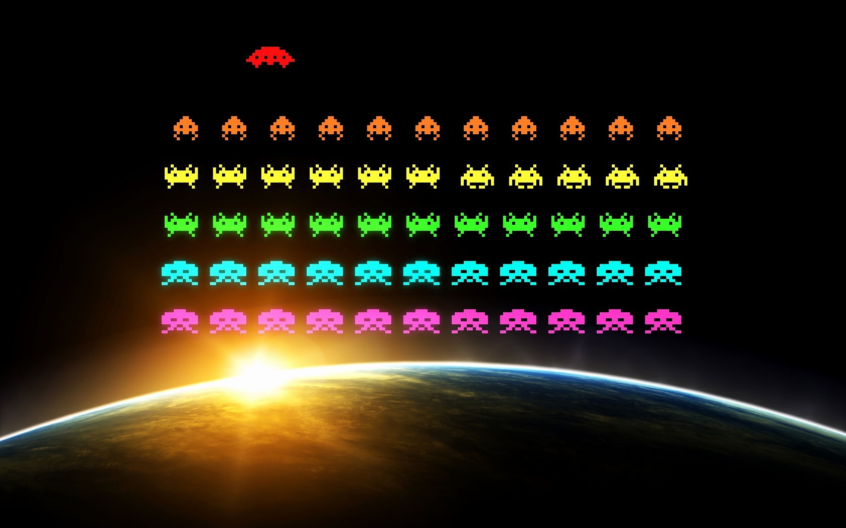 Space Invaders Wallpaper Hd , HD Wallpaper & Backgrounds