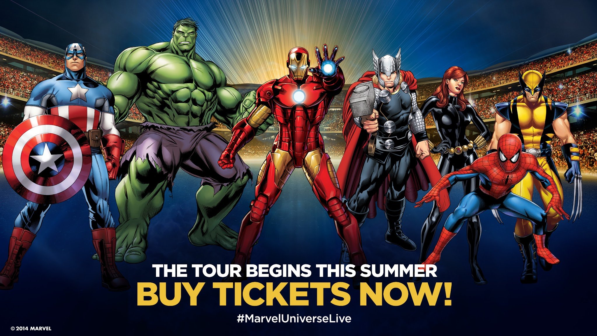 Marvel Universe Live Superhero Comics Game Concert - Marvel Universe Live , HD Wallpaper & Backgrounds