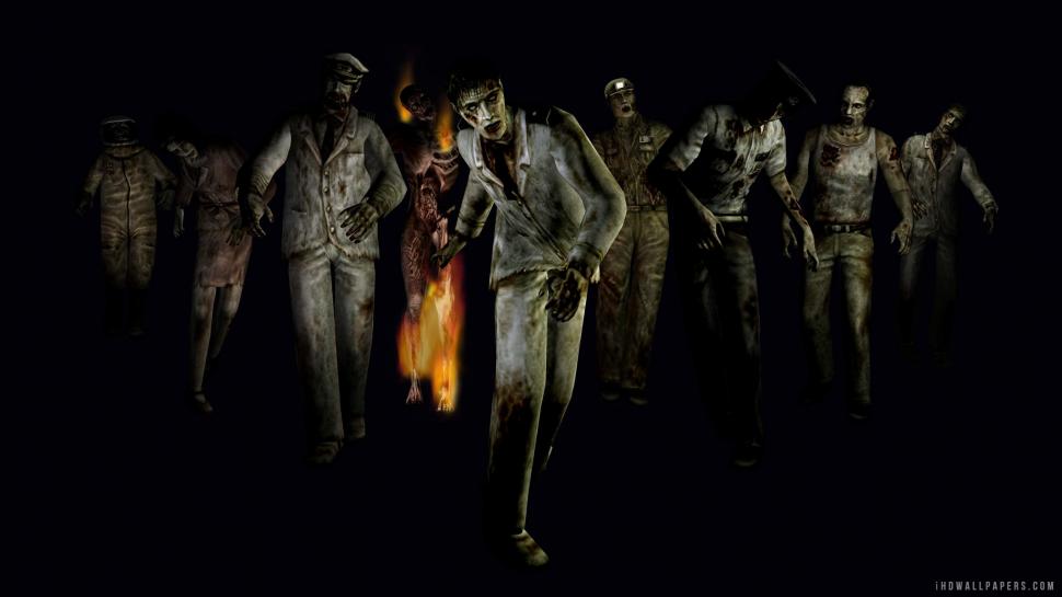 Cool Zombie Wallpapers - Resident Evil Zombie Horde , HD Wallpaper & Backgrounds