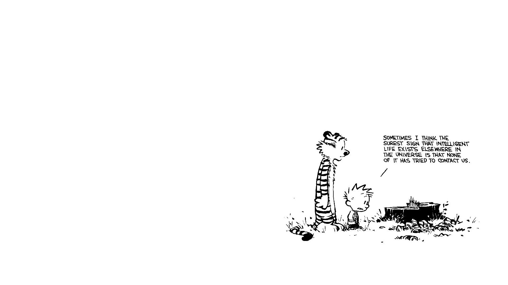 Featured image of post Calvin And Hobbes Wallpaper Android The watercolor painting featured calvin and his best friend stuffed tiger hobbes taking a nap on a lazy
